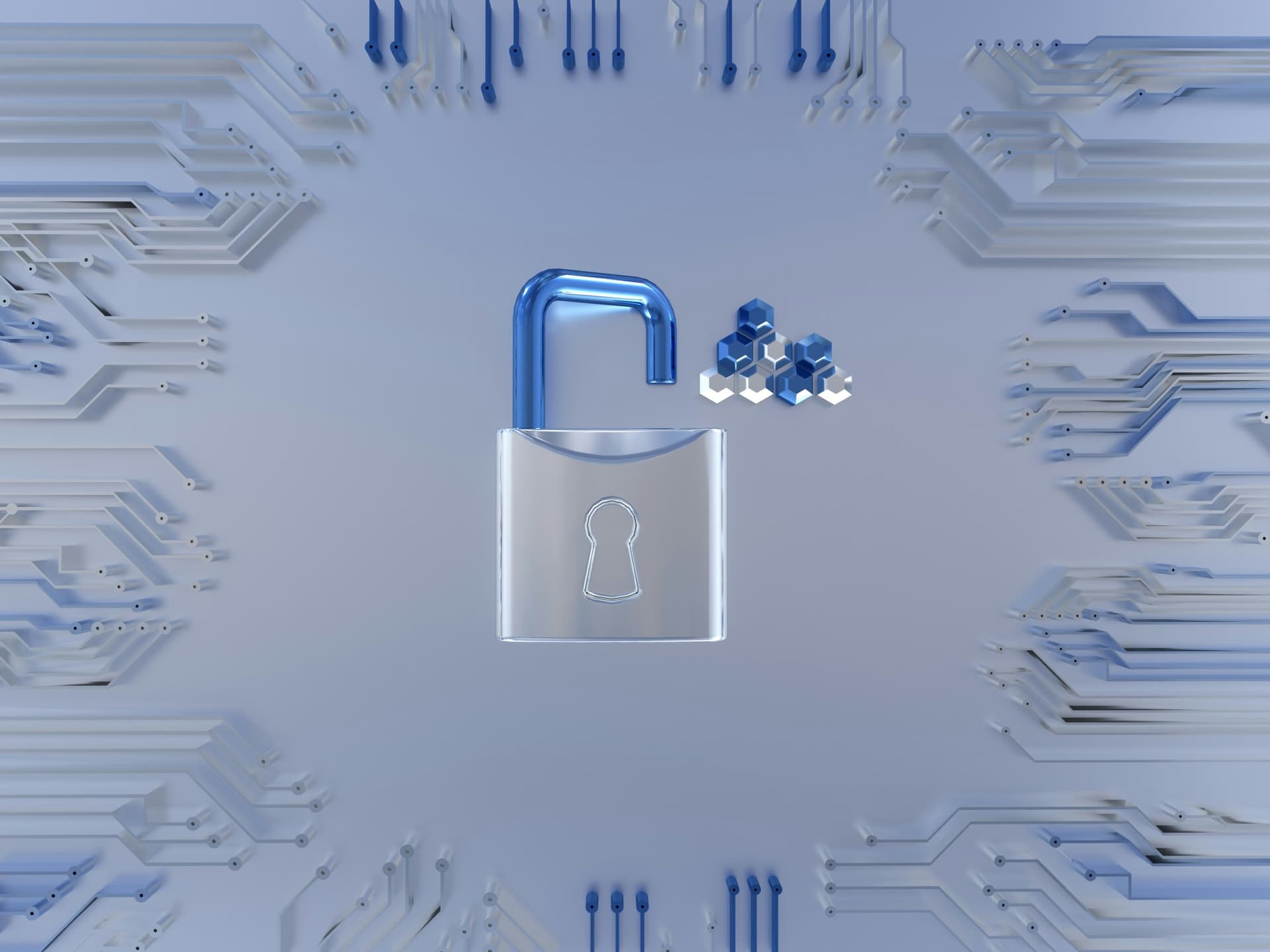 Professional banking interface with blue color scheme showing trust and reliability