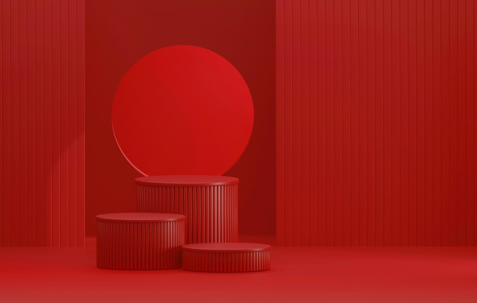 Financial charts showing red and green color psychology in investment interfaces