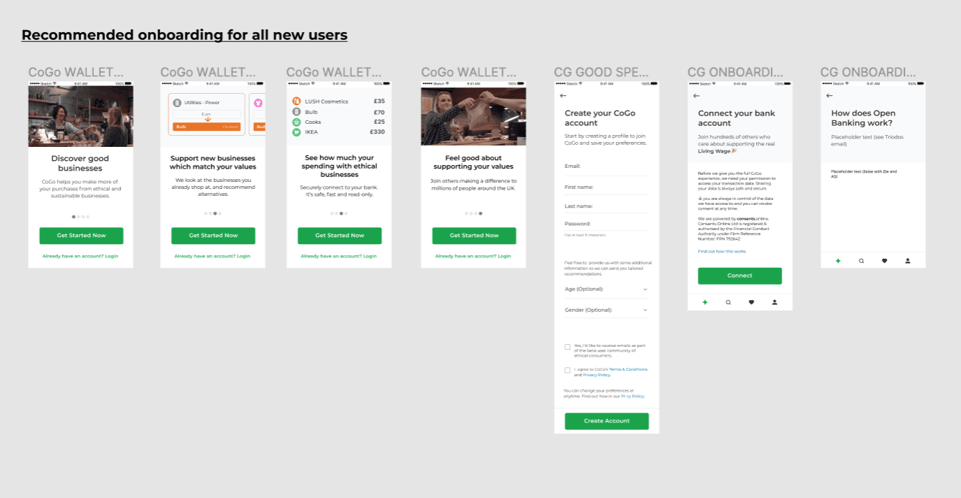 CoGo App Final Design - Improved User Experience