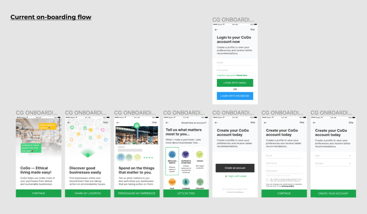 CoGo App Final Design - Improved User Experience