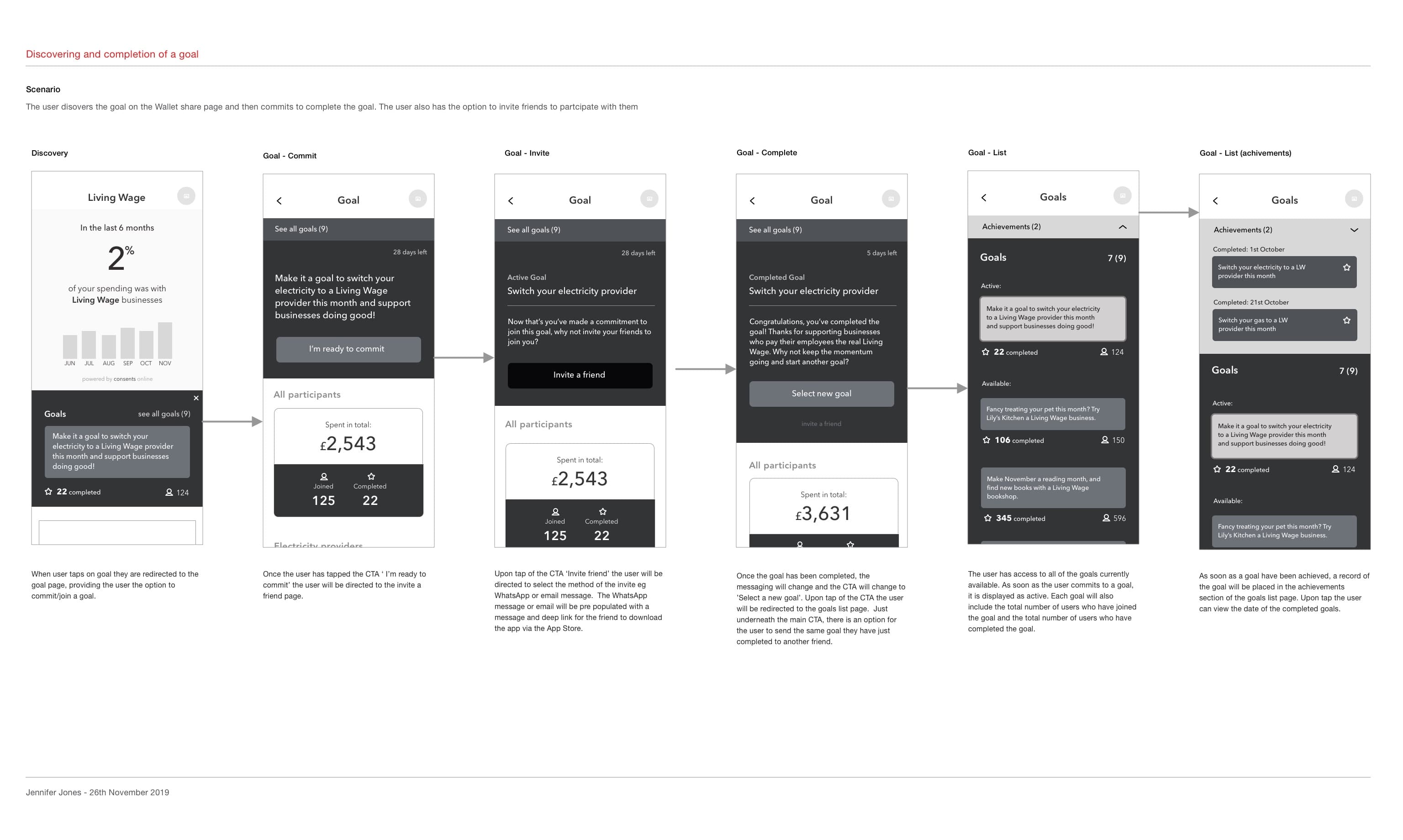 CoGo App Interface - Value Selection