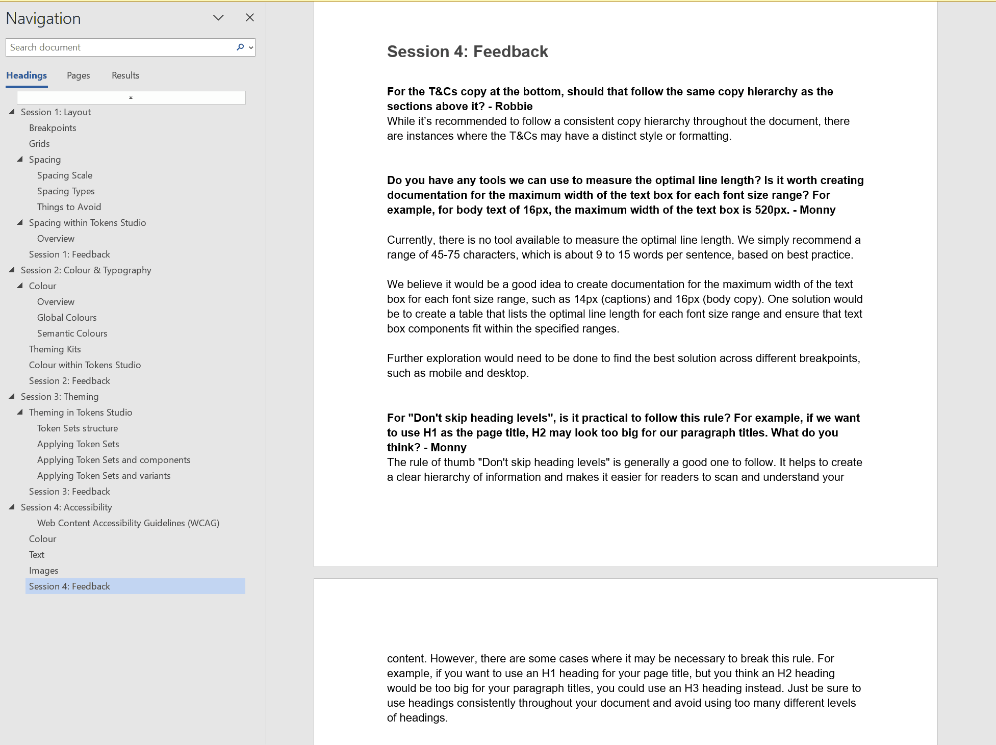 Discovery Process - Stakeholder interviews and UI audit